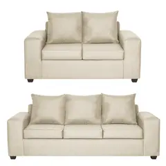 INTERMUEBLES - Living 5 cuerpos Kahlo 86x80x225 cm Beige