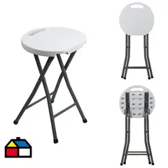 PERFECT SEAT - Piso plegable 10 unidades para Terraza PSEAT Blanco 46x30x30