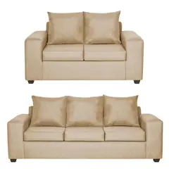 INTERMUEBLES - Living 5 cuerpos Kahlo 86x80x225 cm Beige