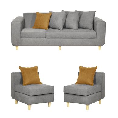 Living 3.1.1 Eagle gris calugas amarilla-gris