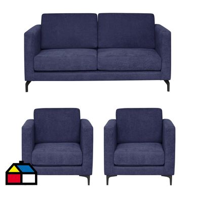 Living 2.1.1 Viena patas metal azul