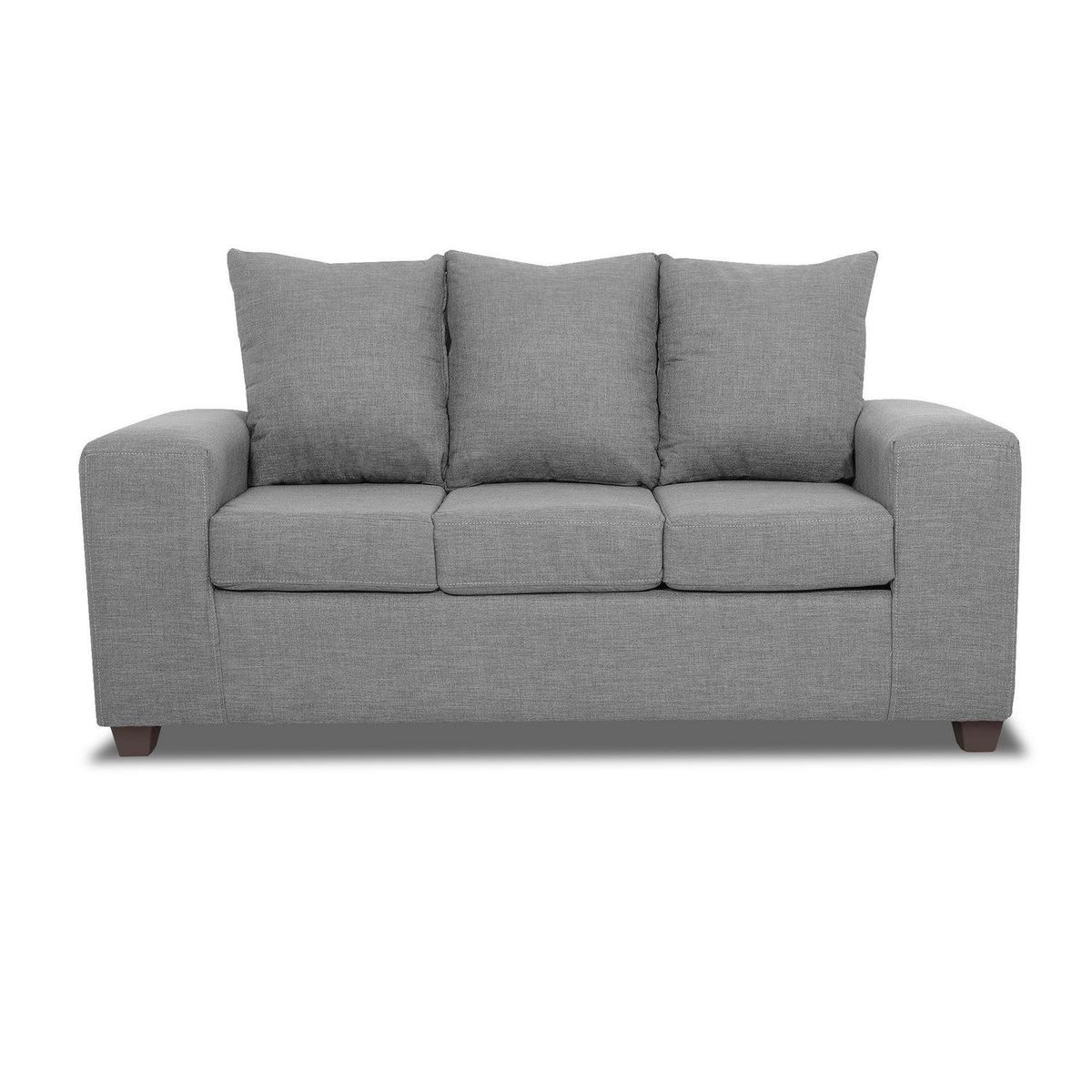 INTERMUEBLES - Living 3 cuerpos Kahlo 167x86x80 cm Gris