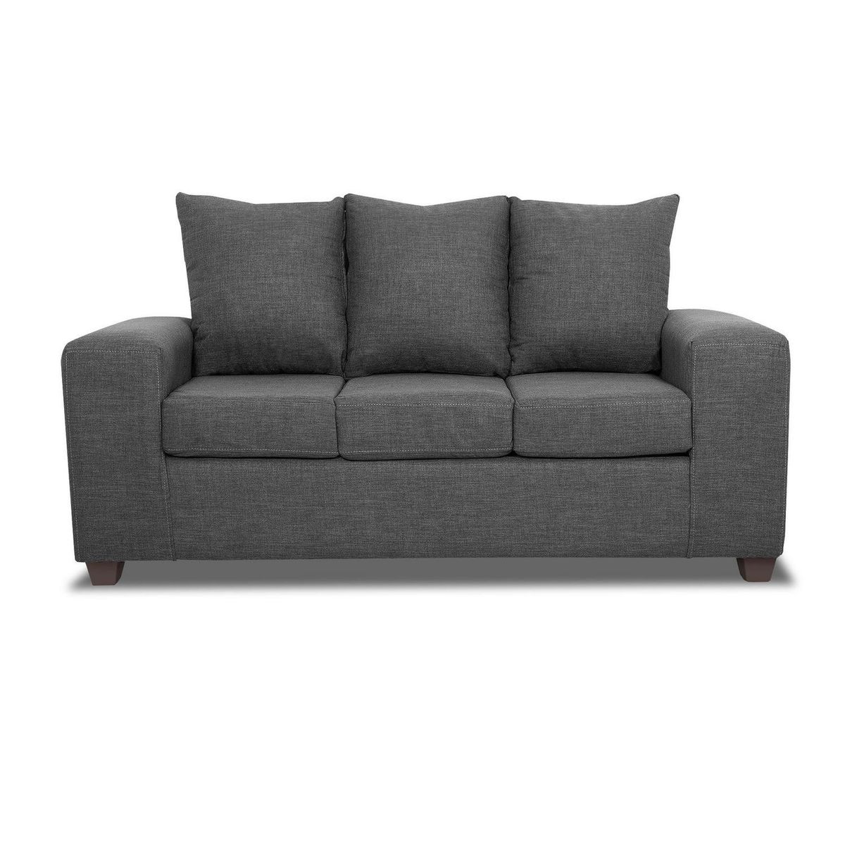 INTERMUEBLES - Living 5 cuerpos Kahlo 167x86x80 cm Gris