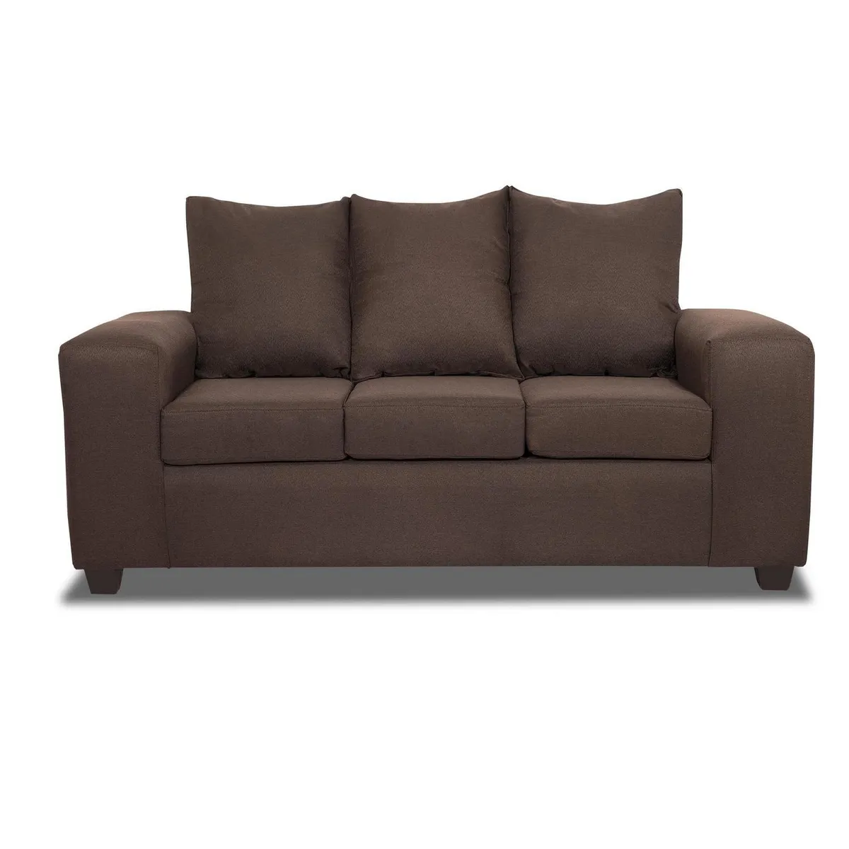 INTERMUEBLES - Living 3 cuerpos Kahlo 167x86x80 cm Chocolate