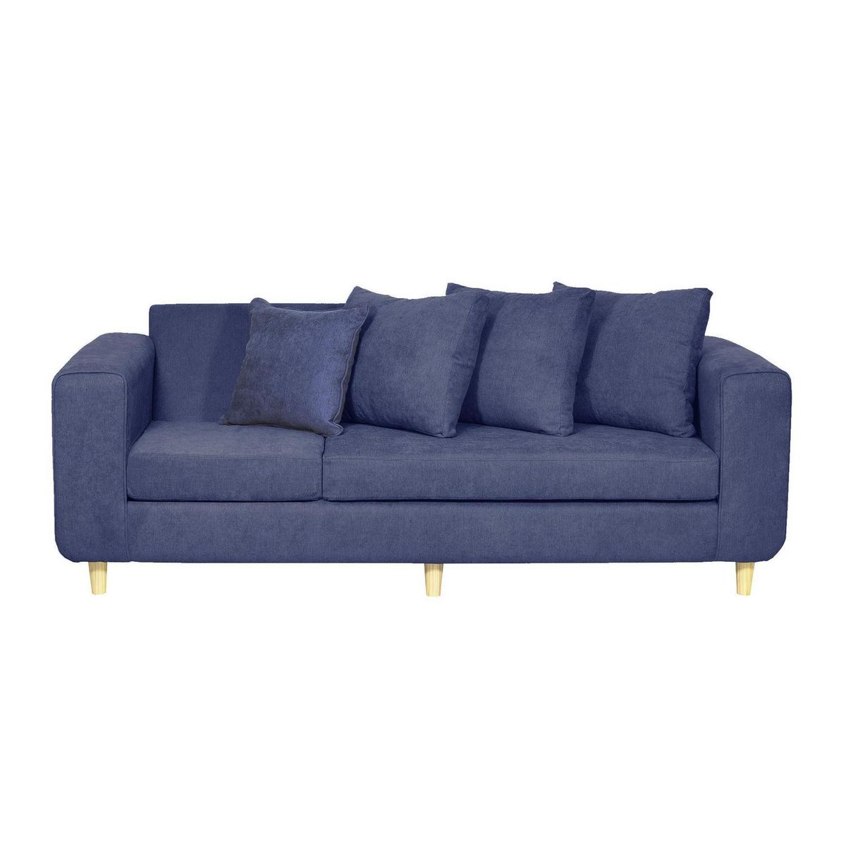 INTERMUEBLES - Living 5 cuerpos Eagle 81x89x222 cm Azul