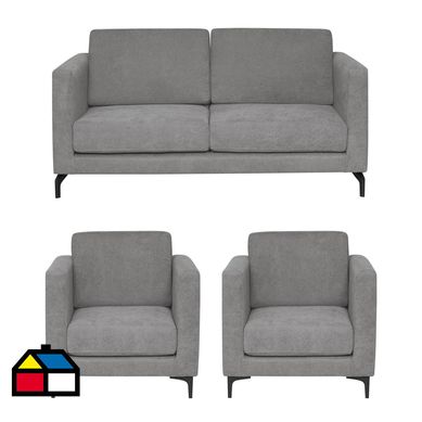 Living 2.1.1 Viena patas metal gris claro