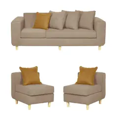 INNOVAMUEBLES - Living 3 cuerpos Eagle 81x89x222 cm Arena