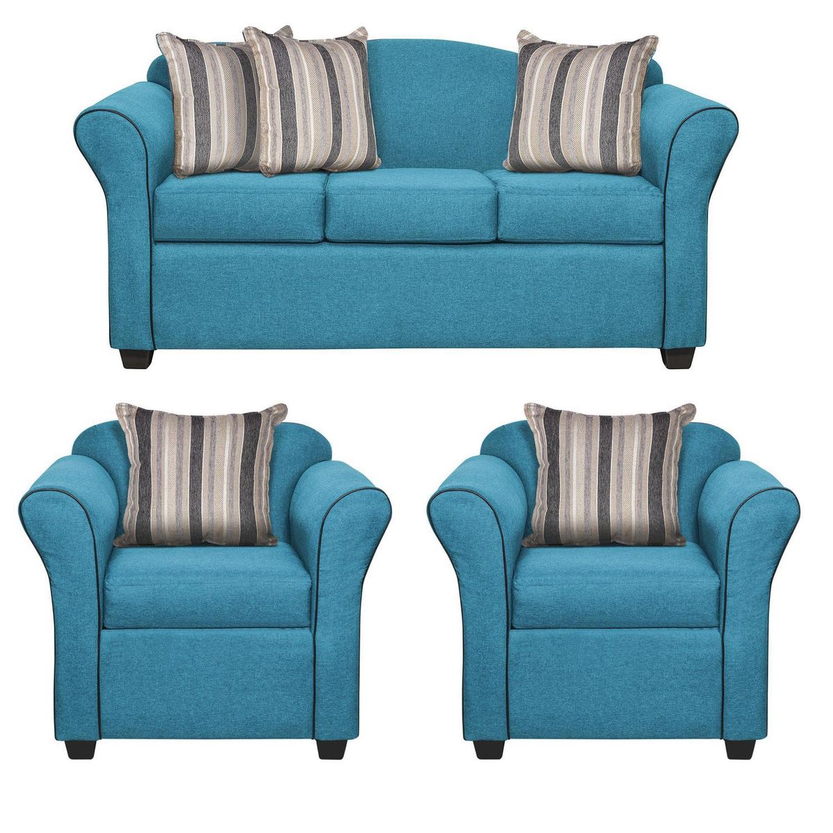 INTERMUEBLES - Living 5 cuerpos Ducal 82x79x165 cm Calipso