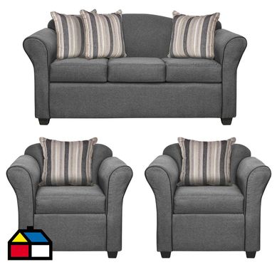 Living Ducal 3.1.1 tela gris oscuro