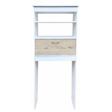 Mueble Bao WC ahorrador de espacio roble claro