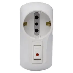 BTICINO - Tomatriple Schuko + 2 Tomas 10/16A C/ Protec Autom De Sobrec 2500W Max