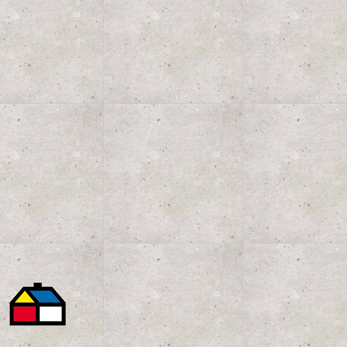 STN CERAMICA - Porcelanato esmaltado 75x75 glamstone white mate inout 1,107m2