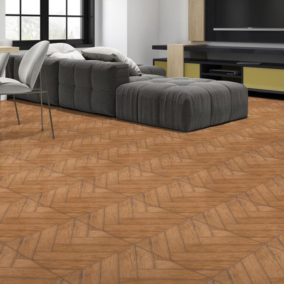 ARIELLE - Cerámica piso 45x45 acacia brillante 2m2