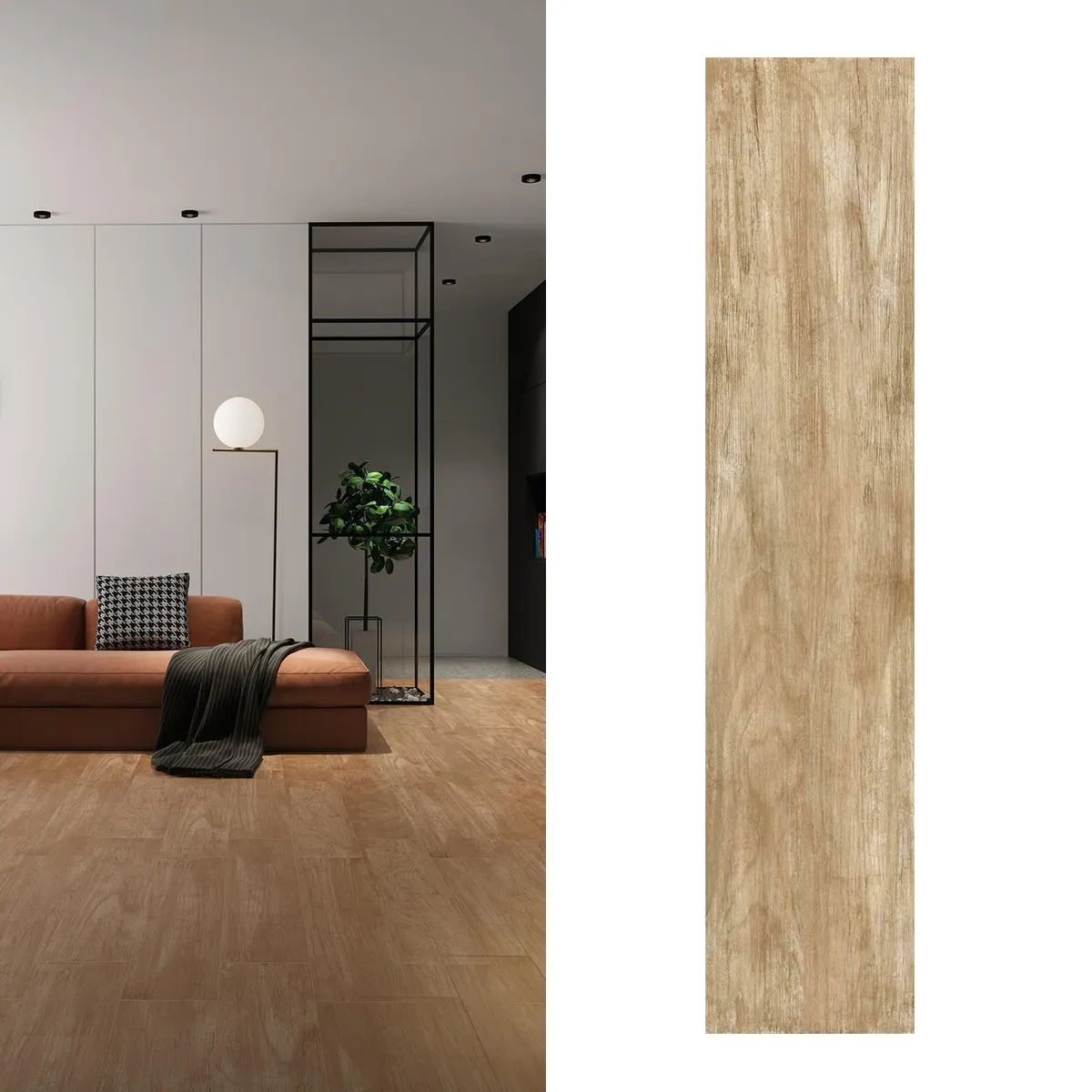 KLIPEN - Gres Porcelánico 30x60 cm Cairo Café Caramel 1.44 m2