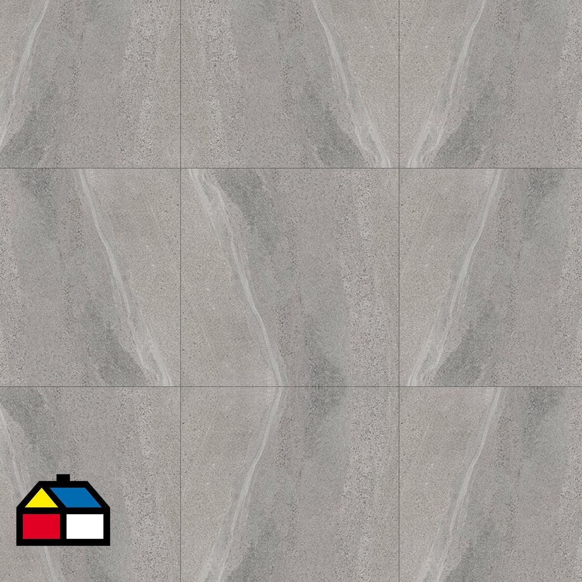 SAVANE - Gres porcelánico 74x74 basaltina cinza satinado mate 1,62m2