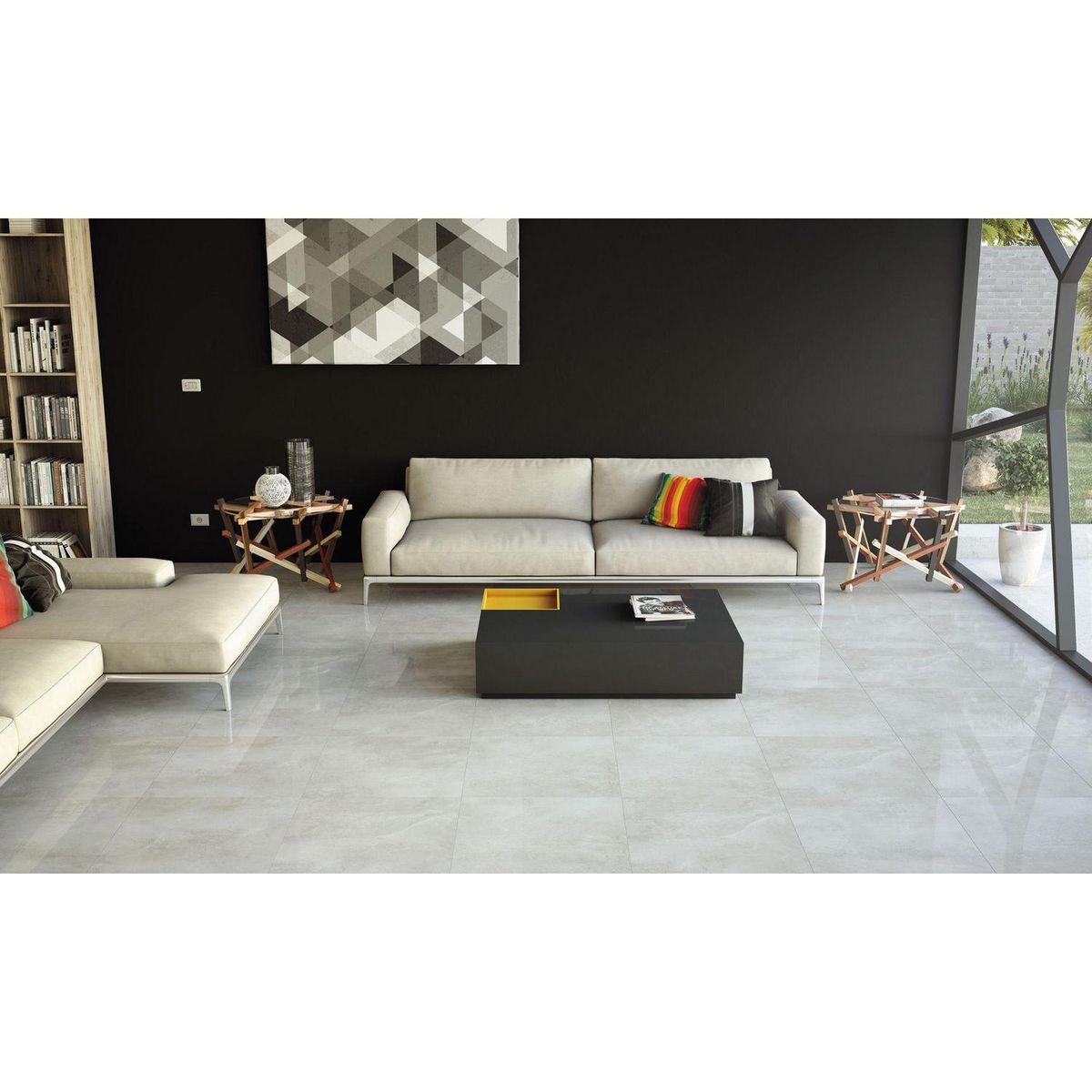 ANTIK - Porcelanato 62x62 cm Quinquer Gris 1.54 m2