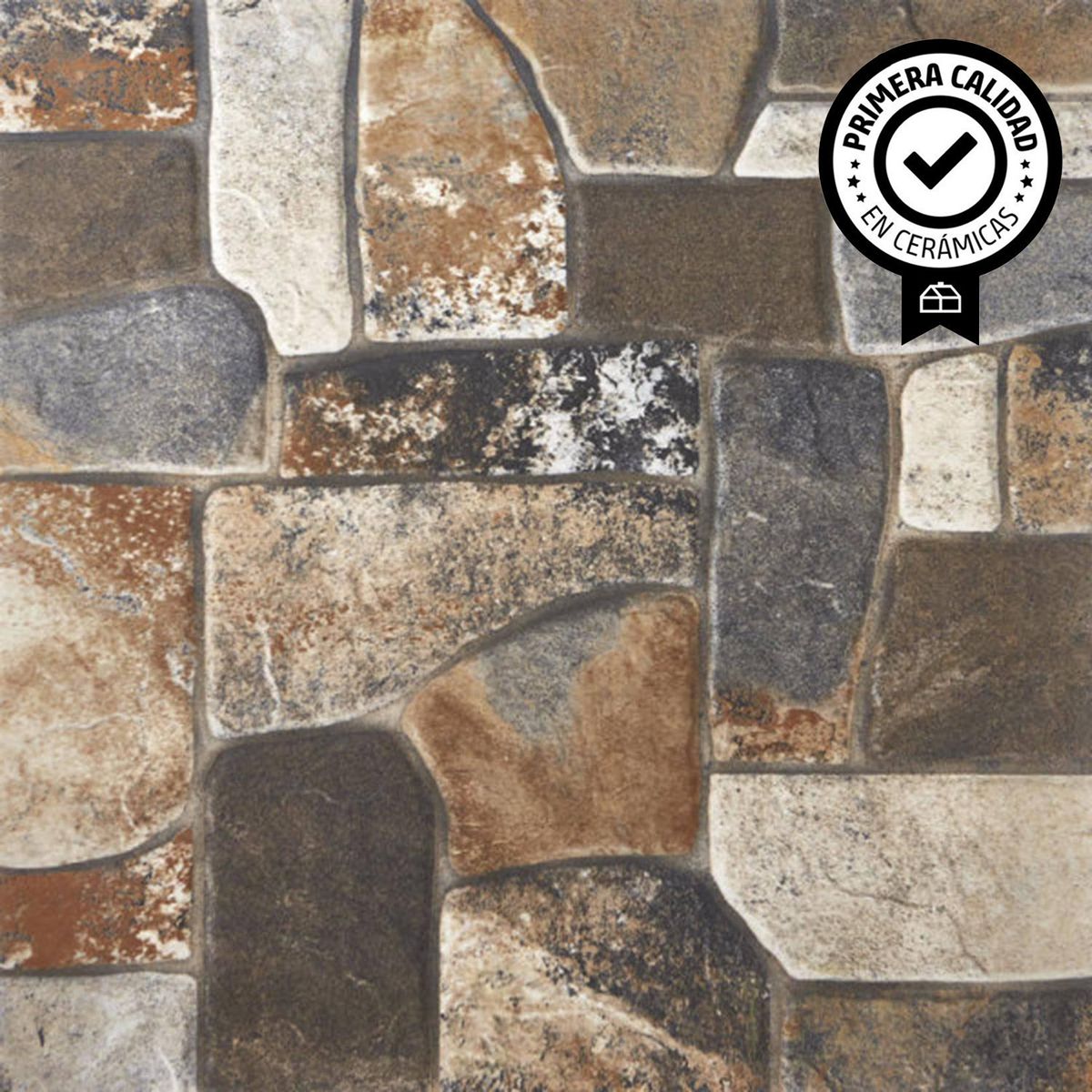 ANTIK - Cerámica 58x58 cm Confirmar Café 2.35 m2