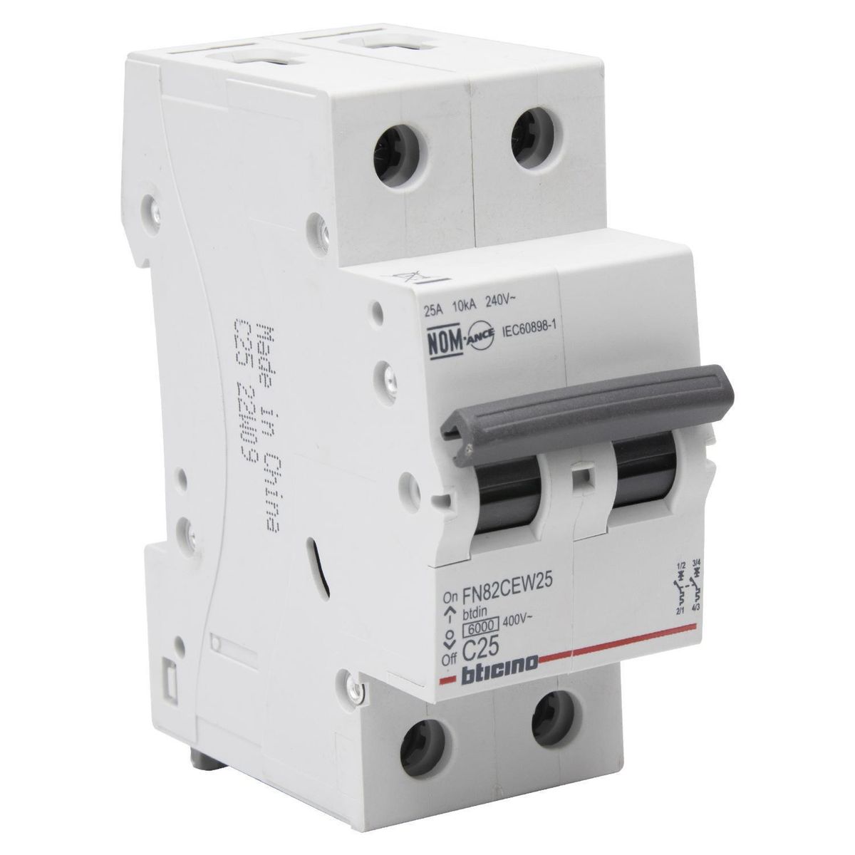 BTICINO - Automatico 2P C25A 230/400V 6000A