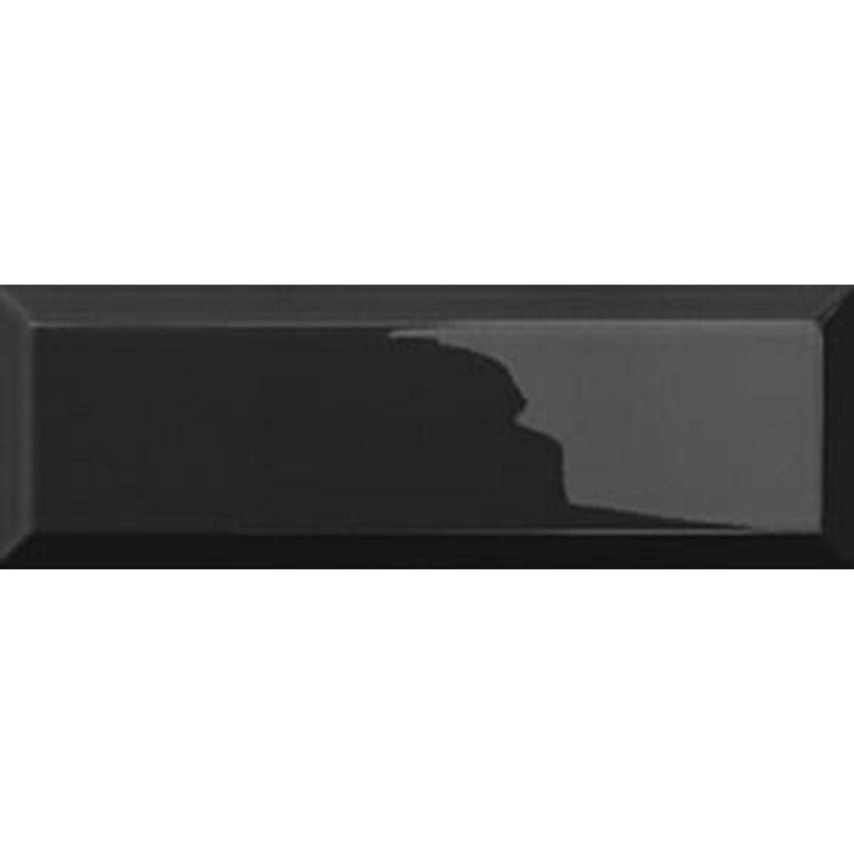 ANTIK - Cerámica 10x30 cm BISSEL NEGRO BRILLO Negro 1.02 m2