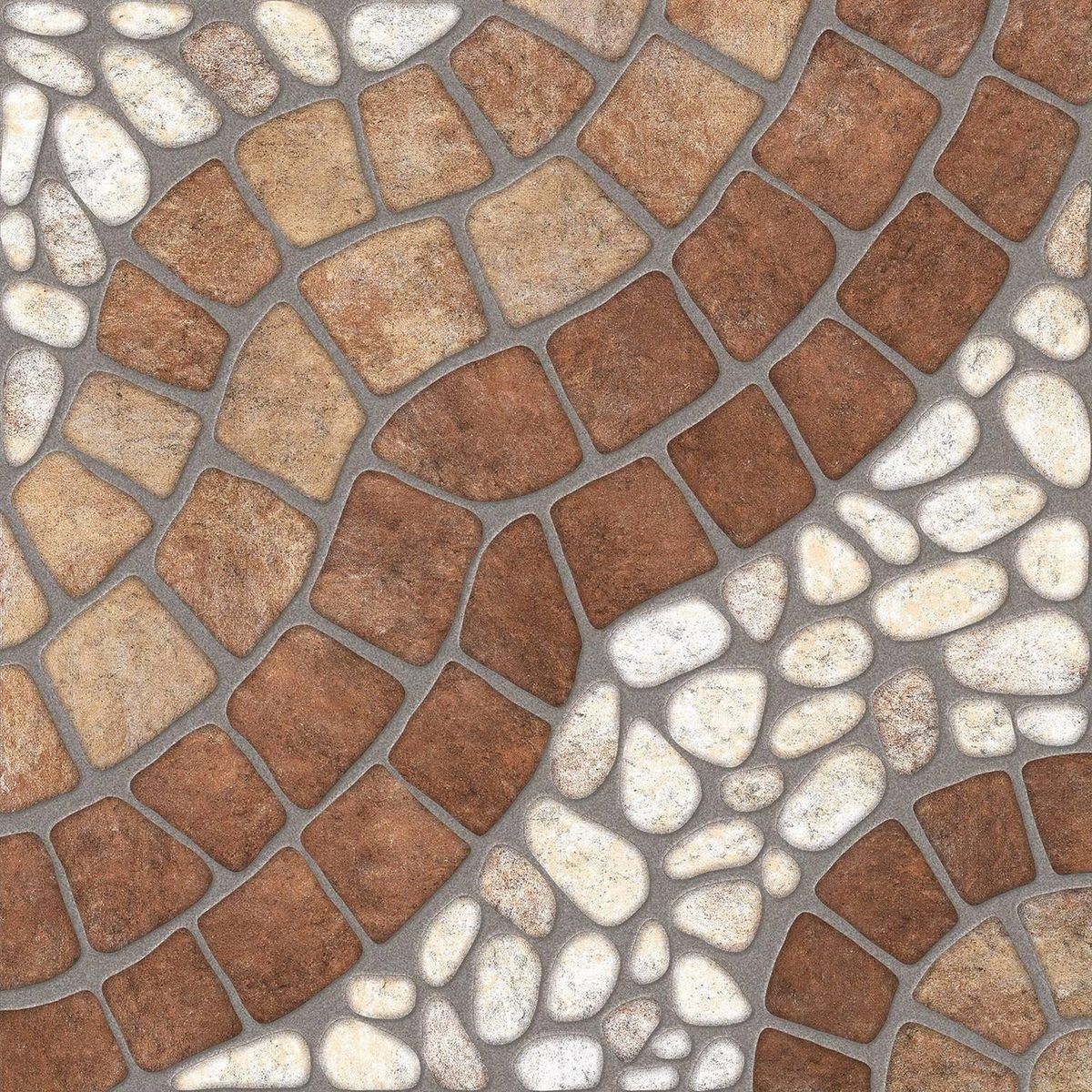 ANTIK - Cerámica 44x44 cm Betis Blanco/Rojo 2.5 m2