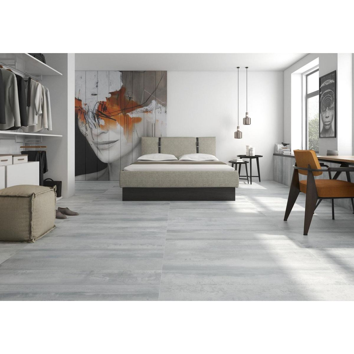 ANTIK - Porcelanato 60x60 cm Mars platino Gris 1.44 m2