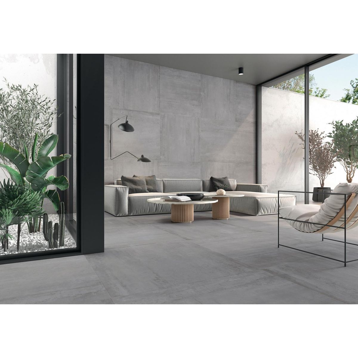ANTIK - Porcelanato 60x60 cm Metal pearl Gris 1.44 m2