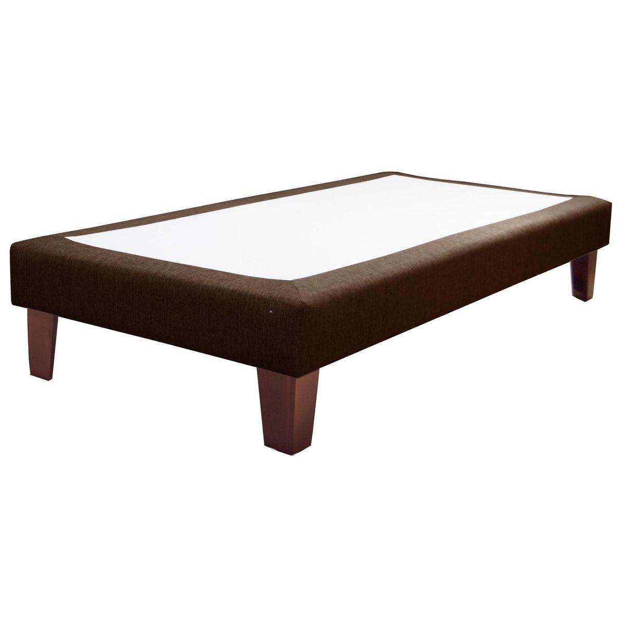 DKORA - Base Cama Europea 1.5 plaza Box Brown