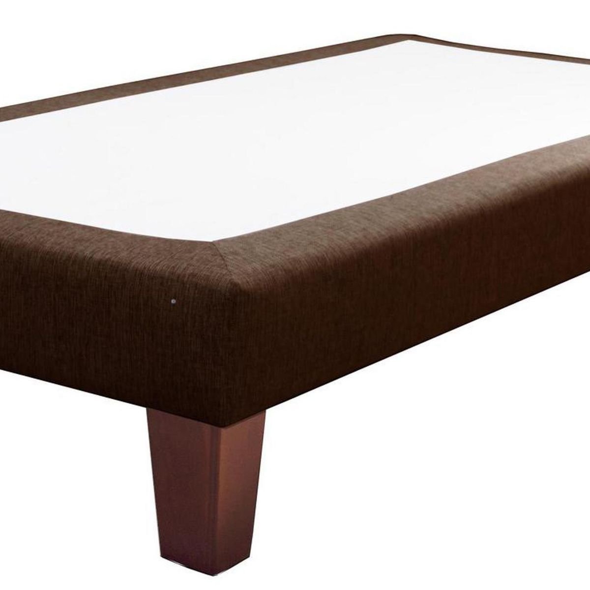 DKORA - Base Cama Europea 1.5 plaza Box Brown