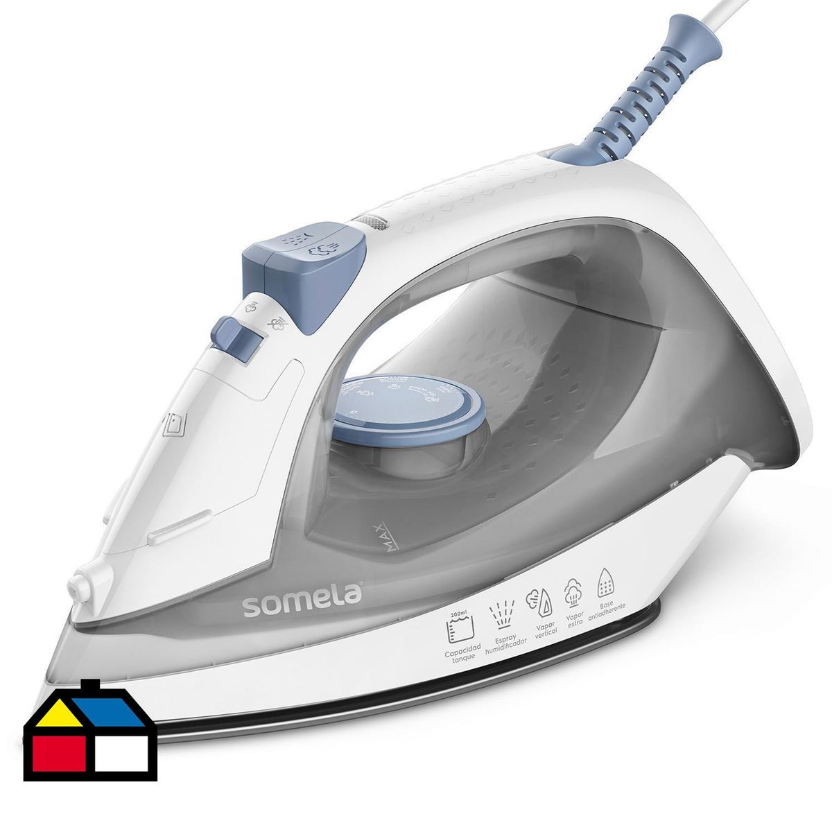 SOMELA - Plancha vapor 1500 W gris