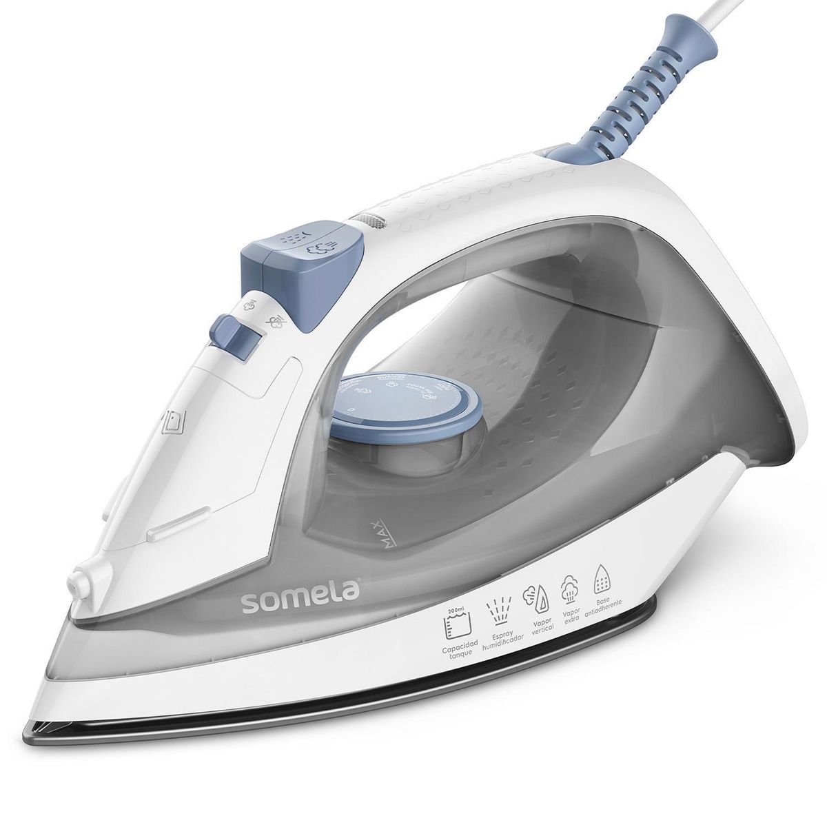 SOMELA - Plancha vapor 1500 W gris