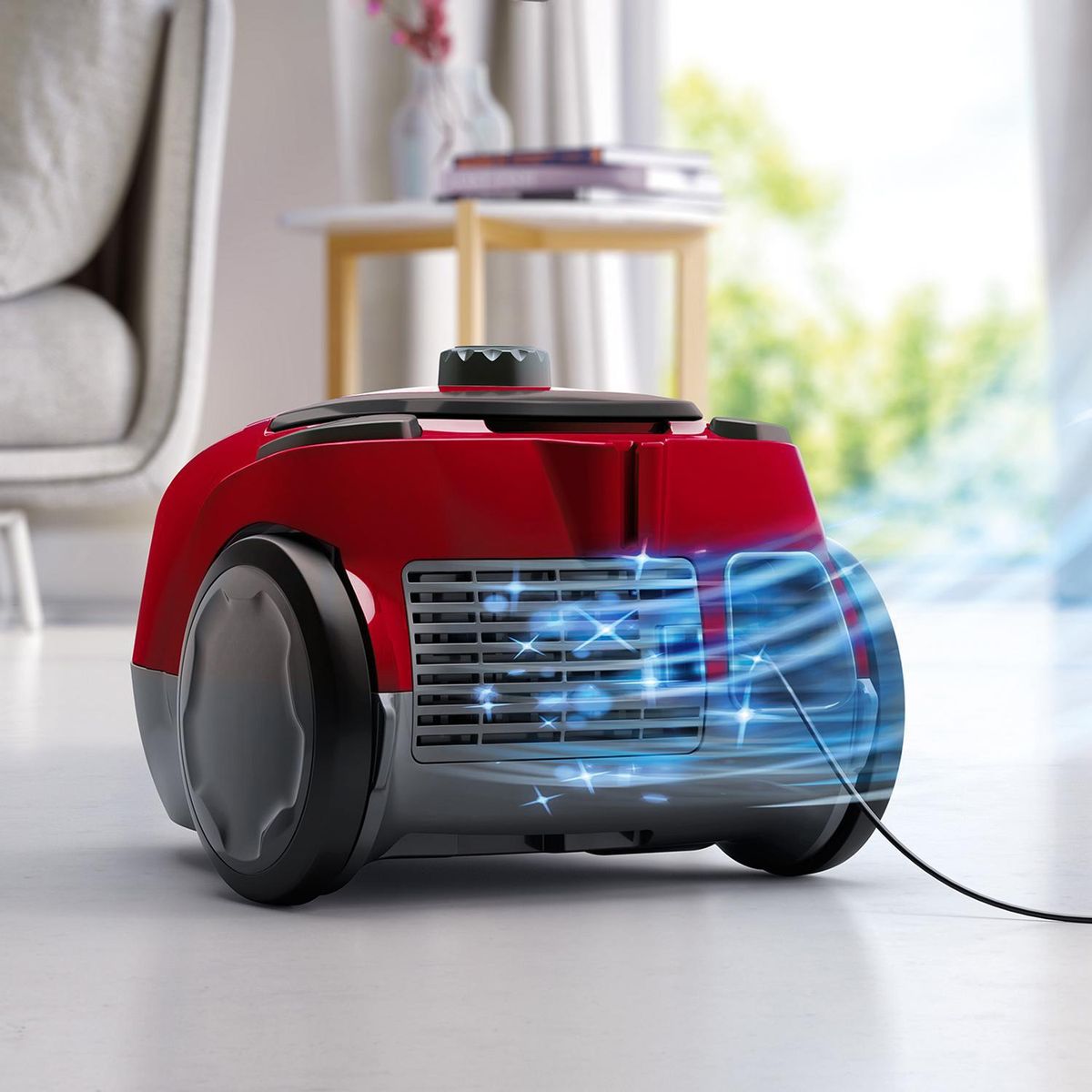 SOMELA - Aspiradora de Arrastre 1400 W 1.24 Litros Effy Duster SCA22