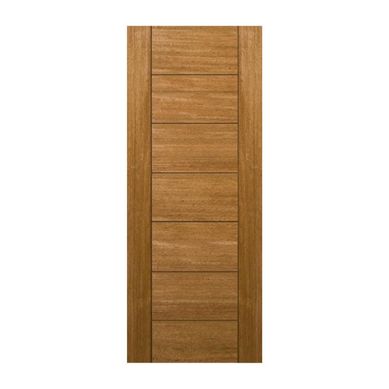 Puerta Interior Madera nativa 75x200 cm Atenas Tornillo Caf