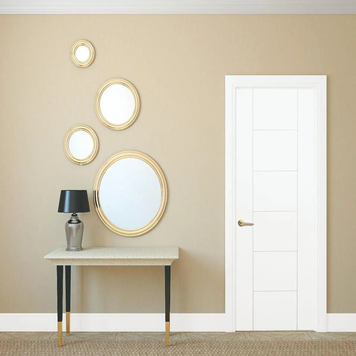 HOLZTEK - Puerta Interior Terminada Latex Opera Blanca