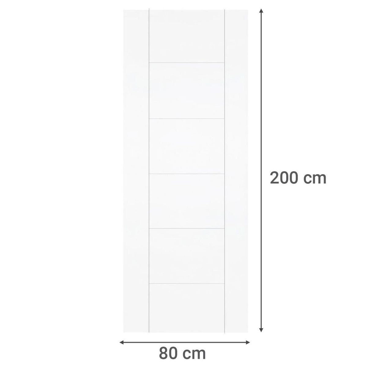 HOLZTEK - Puerta Interior Terminada Latex Opera Blanca