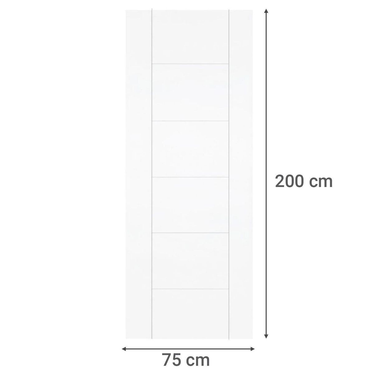 HOLZTEK - Puerta Interior Terminada Latex Opera Blanca