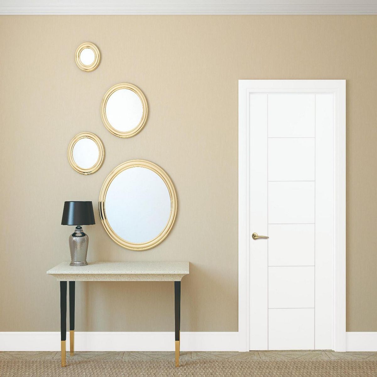 HOLZTEK - Puerta Interior Terminada Latex Opera Blanca