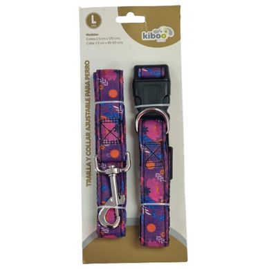 Trailla para perros 2,5 x 1,20M collar A/D2