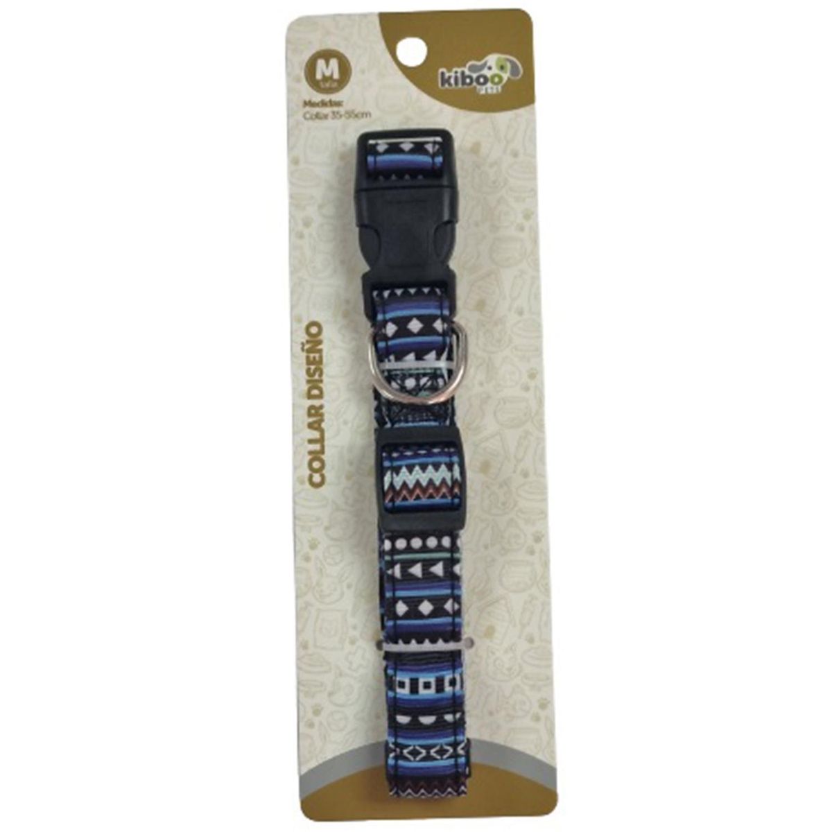 KIBOO PETS - Collar para perros medianos diseños surtidos