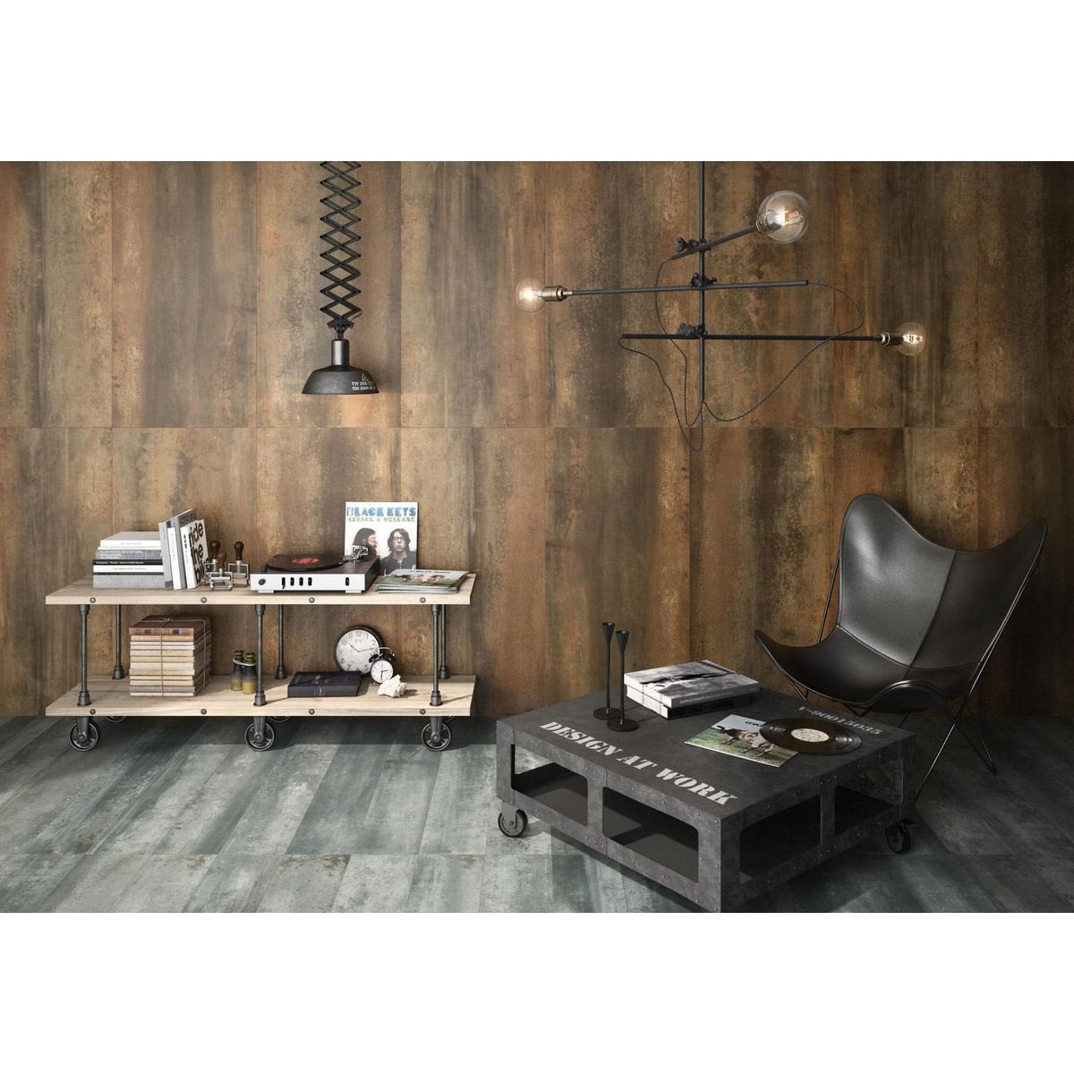 ANTIK - Porcelanato 60x60 cm Mars Óxido Café 1.44 m2