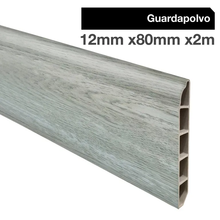 Guardapolvo PVC 2mt x 80mm Color Beige Milan. | Sodimac Chile