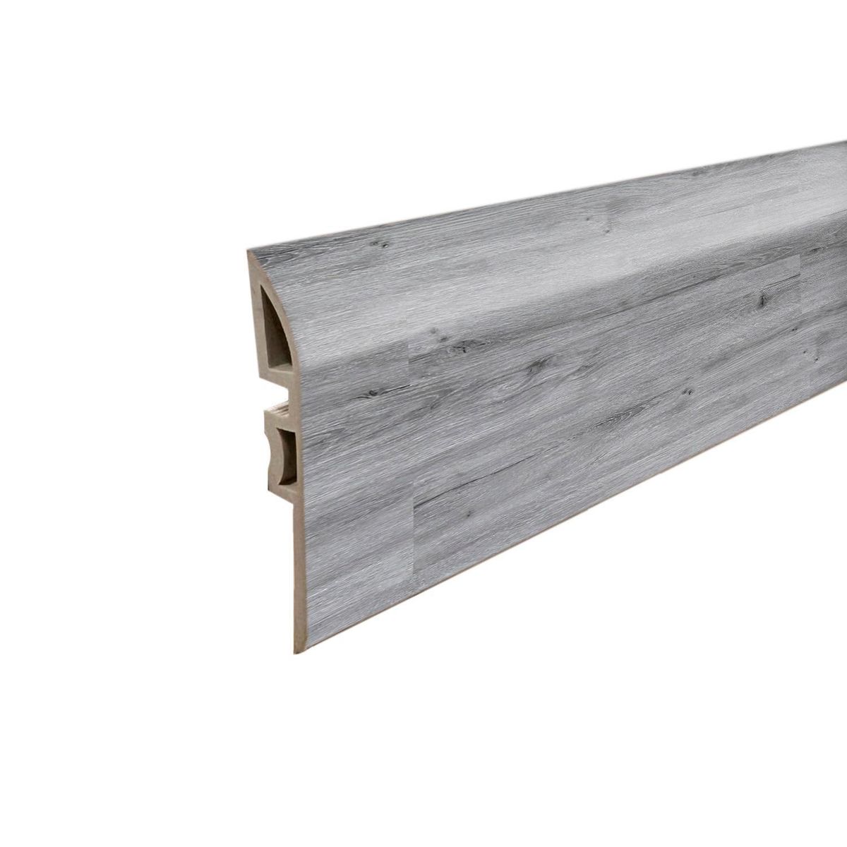 HOGA - Cubrejunta Reductor PVC 2mt x 46mm Color Gris Londres.