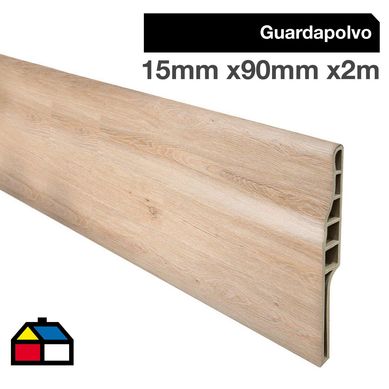 Guardapolvo PVC 2mt x 90mm Color Arena.