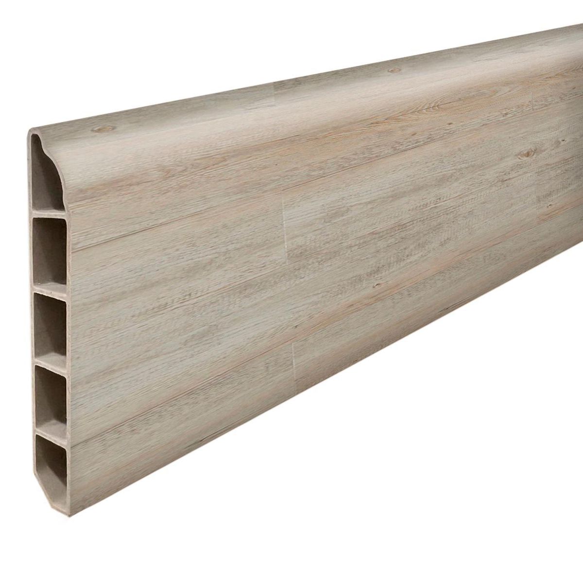 HOGA - Guardapolvo PVC 2mt x 80mm Color Beige Mandala.