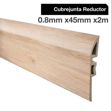 Cubrejunta Reductor PVC 2mt x 46mm Color Arena.
