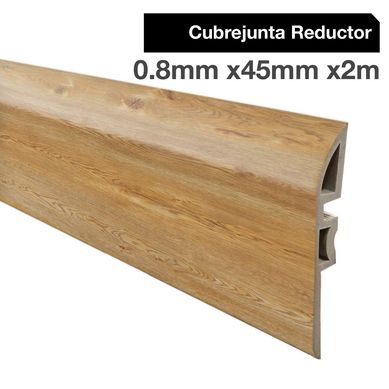 Cubrejunta Reductor PVC 2mt x 46mm Color Bamboo.