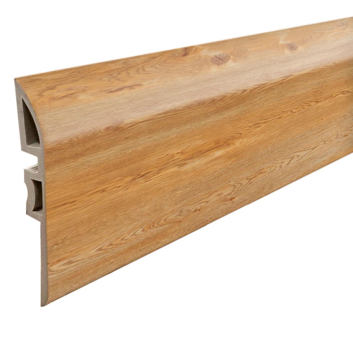 HOGA - Cubrejunta Reductor PVC 2mt x 46mm Color Bamboo.