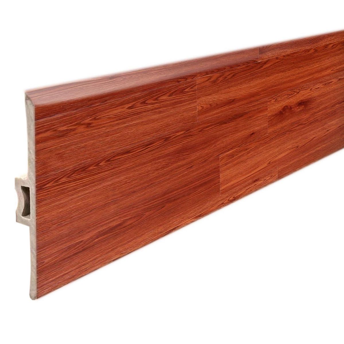 HOGA - Moldura T PVC 2mt x 46mm Color Cedro.