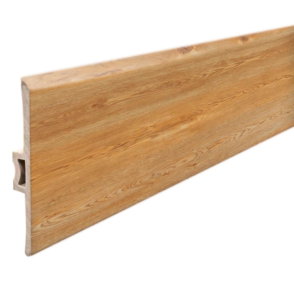 HOGA - Moldura T PVC 2mt x 46mm Color Bamboo.