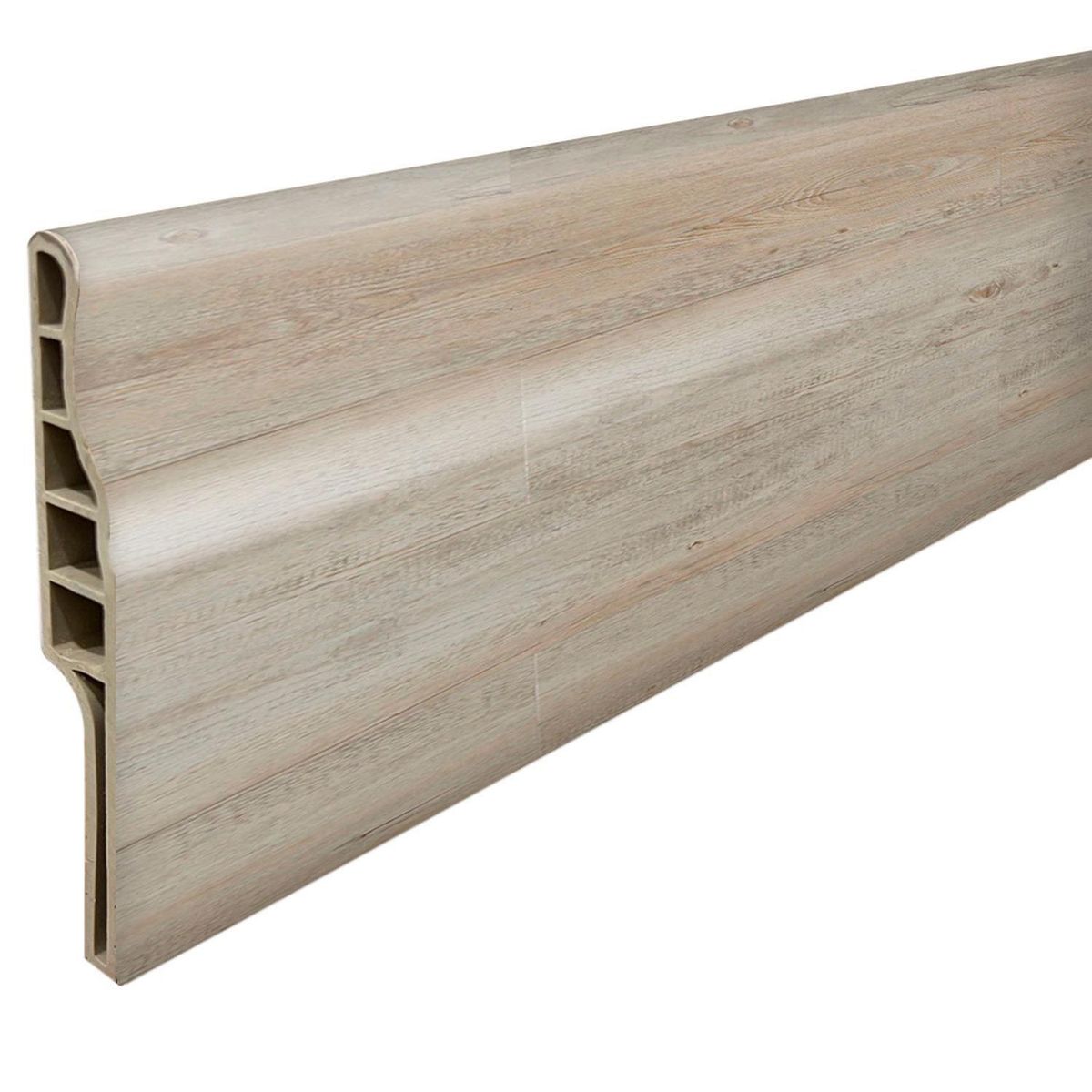 HOGA - Guardapolvo PVC 2mt x 90mm Color Beige Mandala.