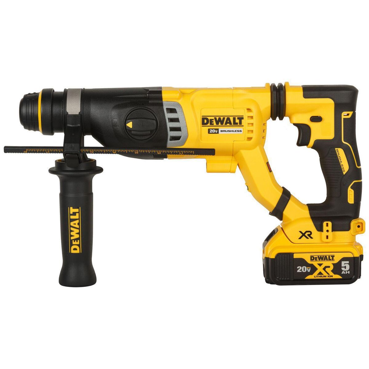 DEWALT - Rotomartillo SDS Plus - 2 baterías de Ion de Litio 20V MAX XR